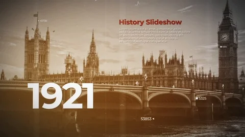 History Slideshow Stock After Effects