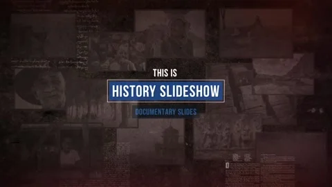 History Slideshow Stock After Effects