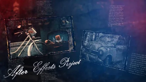 History Slideshow  After Effects	Stock