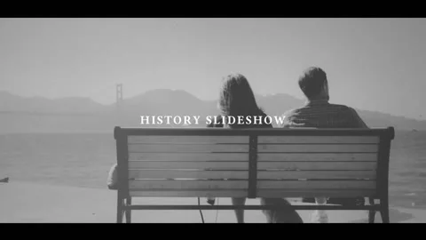 History Slideshow In Photos 스톡 After Effects