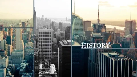 History SlideShow(9 Pictures) Stock After Effects
