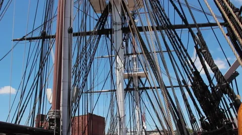 History Tall Ships Stock Footage 62199822