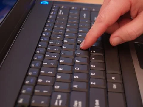 Hit any key Fotos Stock