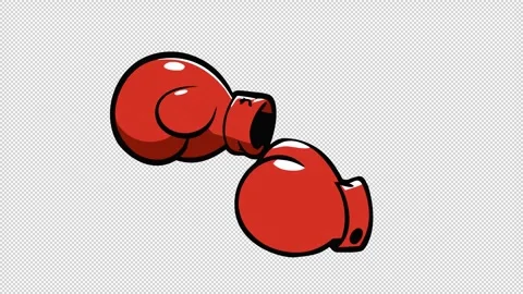 Hit with boxing gloves Видео 330164627