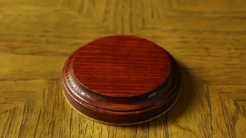 Hit Gavel Stock Footage 80424701