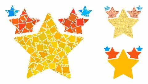 Hit parade Composition Icon of Abrupt Items Stock Illustration