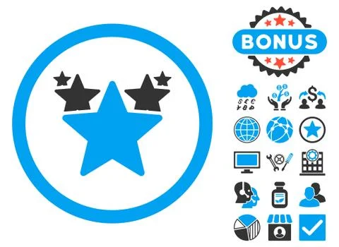 Hit Parade Flat Vector Icon with Bonus 스톡 일러스트