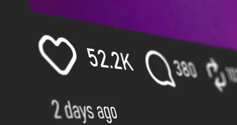 Hit like on post in social network on smartphone screen Stock Footage 314829775