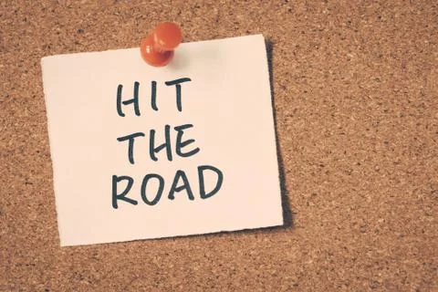Hit the road Stock Photos