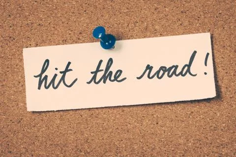 Hit the road Stock Photos