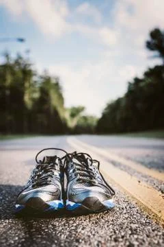 Hit the road, runner Stock Photos