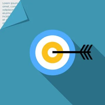 Hit target Stock-Illustration