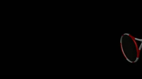 Hit the tennis ball Stock-Footage 10871427