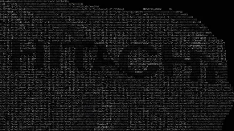 Hitachi logo on waving digital flag. Editorial looping animation Stock Footage 145159269