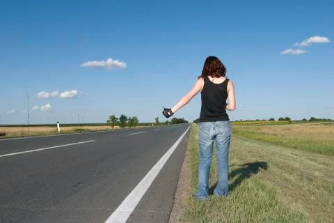 Hitch hike Stock Photos