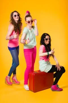 Hitchhiking Foto stock