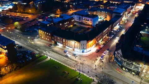 Hitchin, Hermitage Rd, Hyperlapse Stock Footage 103865674