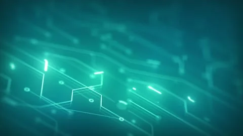 Hitech Computer Chipset Background Loop Stock Footage 211804901