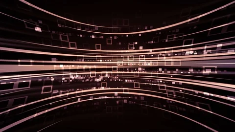 Hitech Data Streaming Stock Footage 91054736