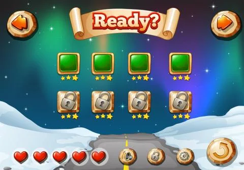 A hitech game 스톡 일러스트