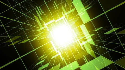 Hitech Grid Tunnel Stock Footage 91054806