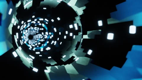 Hitech Scifi Tunel Stock Footage 178321496