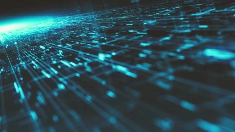 Hitech Space Scifi Network Landcape Background Stock Footage 248778156