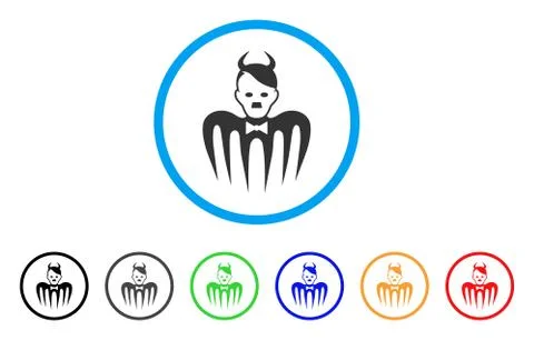 Hitler Spectre Devil Vector Icon Stockillustratie