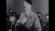 Hitler - Speech With Audio Stock Footage