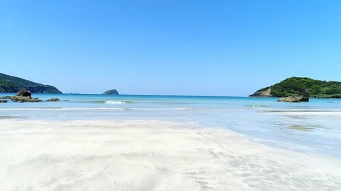 Hitotsuku beach in japan Stockbeeldmateriaal 82631810