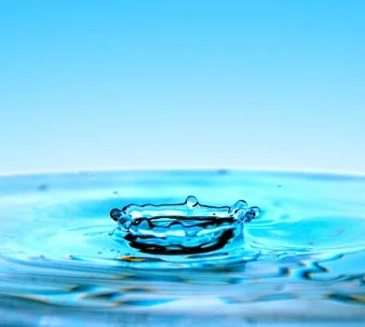Hits of water Stock Photos