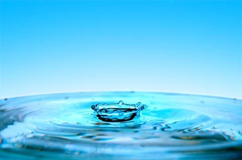 Hits of water Stock Photos