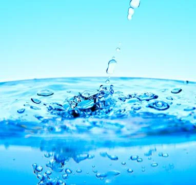 Hits of water Stock Photos