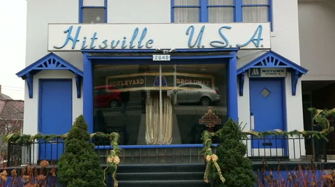 Hitsville USA Motown Records Stock Footage