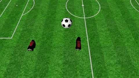 Hitting the ball Stock Footage 181936886