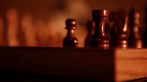 Hitting the chessboard 스톡 동영상 78012213