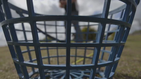 Hitting Golf Balls at Driving Range Stock Footage 141089380