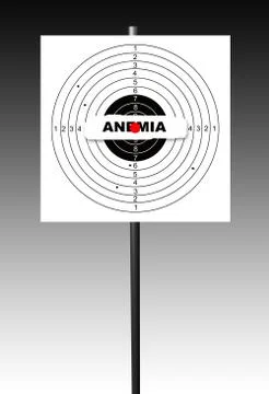 Hitting the target Ilustración de archivo