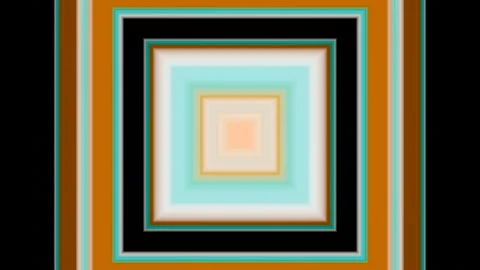 Hitting the viewer with yellow squares in a seamless loop. Stock Footage 291117333