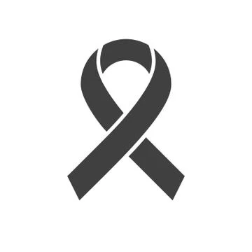 Hiv Ribbon Vector Icon Stock Illustration