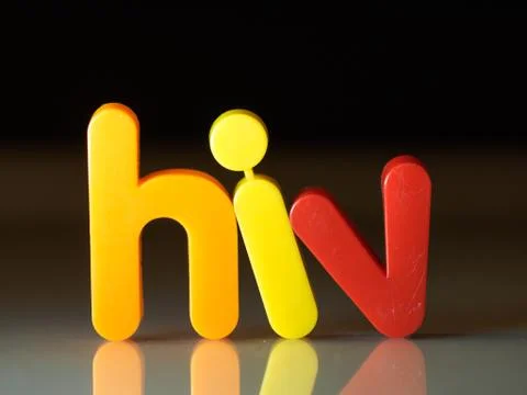 HIV virus concept Stock Photos