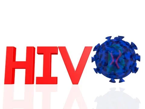 Hiv virus Stock Illustration
