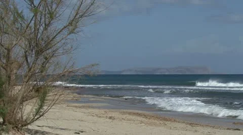 Hive Beach Island Video stock 12050079