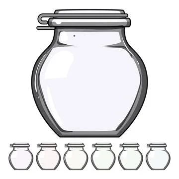 Hive honey jar cartoon vector graphic Stock Illustration