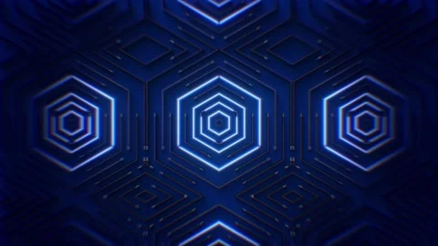 Hive Neon Lights Stock Footage 273301321