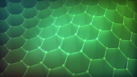 Hive Waves Background Green Stock Footage 100542045