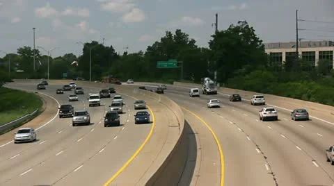 Hiway Traffic Video stock 20471999