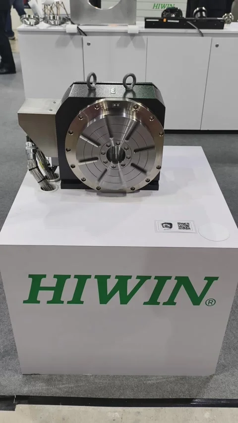 HIWIN Torque Motor Rotary Table Stock-Footage 336838995
