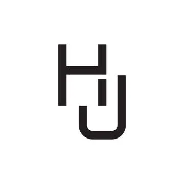 Hj initial letter vector logo icon Stock-Illustration