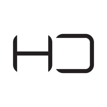 Hj initial letter vector logo icon Ilustração Stock